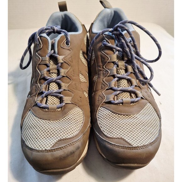 Merrell Simien Waterproof Hiking Shoes SNEAKERS Boulder Brown  Womens Size11 - Picture 8 of 10